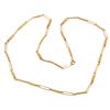 Image 1 : 18K 750 Yellow Gold Twist Link Chain Necklace