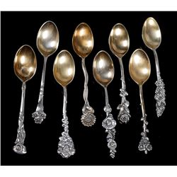 Reed & Barton HARLEQUIN Sterling Demitasse Spoons