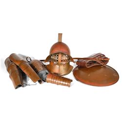 Roman GLADIATOR Copper Alloy Armor Set