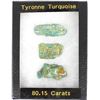 Image 2 : 3 New Mexico Tyrone Mine Turquoise Nuggets