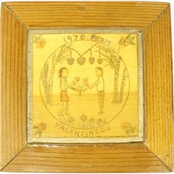 Vintage American Folk Art Painting, Earl H Beymer