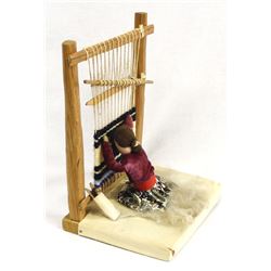 Vintage Navajo Weaver Doll by Esther Skeets