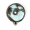 Image 1 : Dolen Sterling Silver Turquoise Pin Pendant