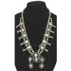 Image 1 : Navajo Sterling Turquoise Squash Blossom Necklace