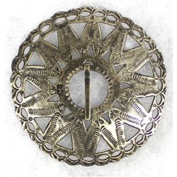 Antique Hudson Bay Company Trade Silver Brooch