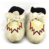 Image 1 : Native American Zuni Beaded Doeskin Moccasins