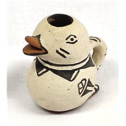 Small Cochiti Pottery Duck Pitcher attributed to Laurencita Herrera