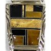 Image 2 : Navajo Sterling Inlay Watch Band by R. Francisco