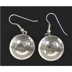 The Silver Mesa Sterling Mimbres Bowl Earrings