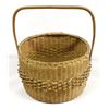 Image 1 : Native American Penobscot Fixed Handle Basket
