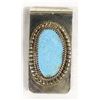 Image 1 : Vintage Navajo Turquoise Money Clip