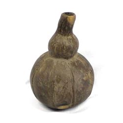 Pre Columbian Chimu Gourd Pottery Jar