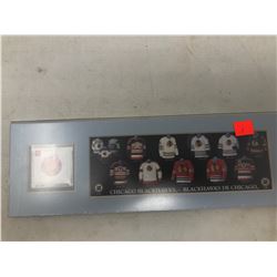CANADA POST ISSUE NHL HERITAGE JERSEY & STAMP CHICAGO BLACK HAWKS