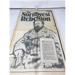 12 PAGE INSERT OF THE RIEL NORTHWEST REBELLION (1885) ISSUED SASKATOON STAR PHOENIX