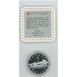 1984 $1.00 PROOF SILVER TRONTO 150TH ANNIVERSARY