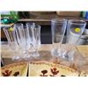 Image 3 : MIXED DRINKING GLASSES, 'FLY SHOO AWAY', 7 PIECE CERAMIC TRAY