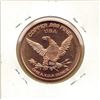 Image 2 : 1 OUNCE .999 FINE COPPER - MOOSE - 1OZ COPPER COIN - MOOSE