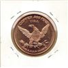 Image 2 : 1 OUNCE .999 FINE COPPER - MOOSE - 1OZ COPPER COIN - MOOSE