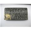 Image 3 : METAL DETEX MATCHCLOCK STATION & KEY  (HAS SOME PAINT RESIDUE)