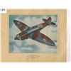 Image 1 : VINTAGE PRINTS -  HURRICANE & SPITFIRE (FAMOUS WW II FIGHTER PLANE)  -  8 1/2'' X 10"