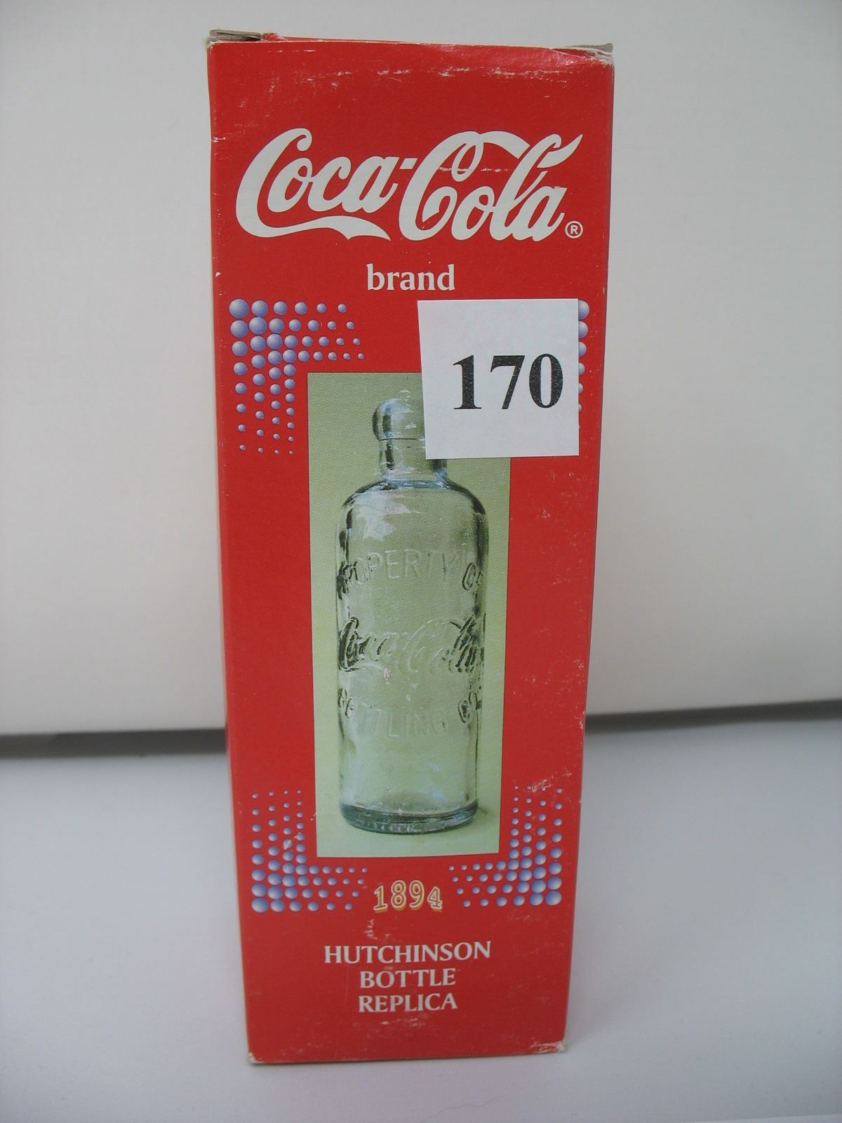 COCA COLA HUTCHINSON BOTTLE REPLICA