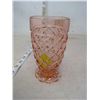 Image 2 : PINK WATERFORD FOOTED LEMONADE GLASS, 1938-1944