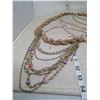 Image 4 : LOT OF 4 VINTAGE PINK TONE NECKLACES