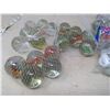 Image 2 : LOT OF 5 BAGS OF LARGE CAT'S EYES MARBLES
