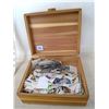 Image 1 : WOODEN BOX WITH CANADIAN STAMPS