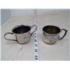 Image 1 : LOT OF 2 SILVER PLATE BABY CUPS