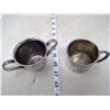 Image 2 : LOT OF 2 SILVER PLATE BABY CUPS