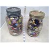 Image 3 : VINTAGE BUTTON, 2 JARS