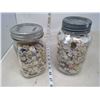 Image 2 : MOTHER OF PEARL BUTTONS, 2 JARS