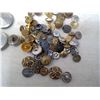 Image 3 : LOT OF BUTTON HOOKS/VINTAGE METAL BUTTONS