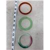 Image 1 : 3 PEKING GLASS BRACELETS