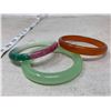 Image 2 : 3 PEKING GLASS BRACELETS