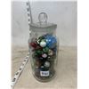 Image 1 : CANDY JAR OF MARBLES