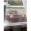 Image 7 : LOT OF CAR BROCHURES (8)