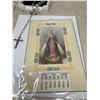 Image 3 : RELIGIOUS CALENDAR 1966, AND CRYSTAL BEAD ROSARY