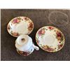 Image 2 : ROYAL ALBERT OLD COUNTRY ROSE CUP AND 2 SAUCERS