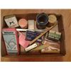 Image 1 : JUNK DRAWER CIGAR BOX OF GOODIES