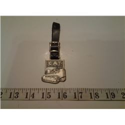 VINATGE CAT BULL DOZER POCKET WATCH FOB