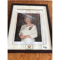 FRAMED PICTURE OF QUEEN