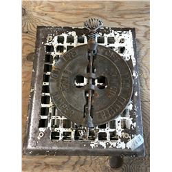 ANTIQUE FLOOR VENT + STOVE DAMPER