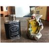 Image 2 : VERY OLD CERAMIC ORNAMENT + JACK DANIELS FLASK