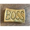 Image 2 : "BOSS" BRASS PAPERWEIGHT IN BOX