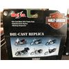 Image 4 : 2 DIE CAST HARLEY DAUIDSON MOTORCYCLES IN ORIGINAL BOXES