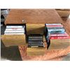 Image 2 : 4 WOODEN CASSETTE CASES- FULL- APROX 40 CASSETTE TAPES IN EACH