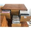 Image 3 : 4 WOODEN CASSETTE CASES- FULL- APROX 40 CASSETTE TAPES IN EACH