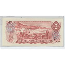 1974 $2. LAWSON-BUOEY SIGNATURES. UD PREFIX. DC-47A. UNC.
